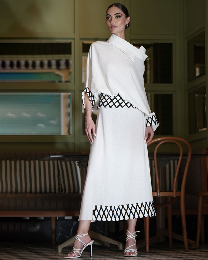 Burcu Aslan Skirt NELI LINEN SKIRT