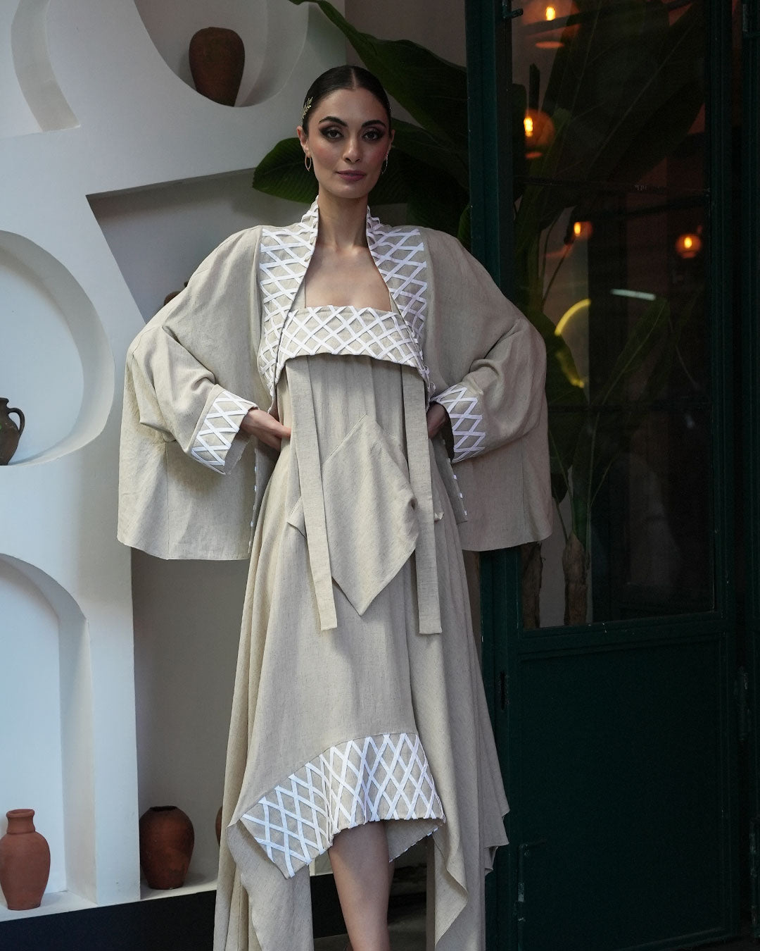 Burcu Aslan Dress TAYE LINEN DRESS