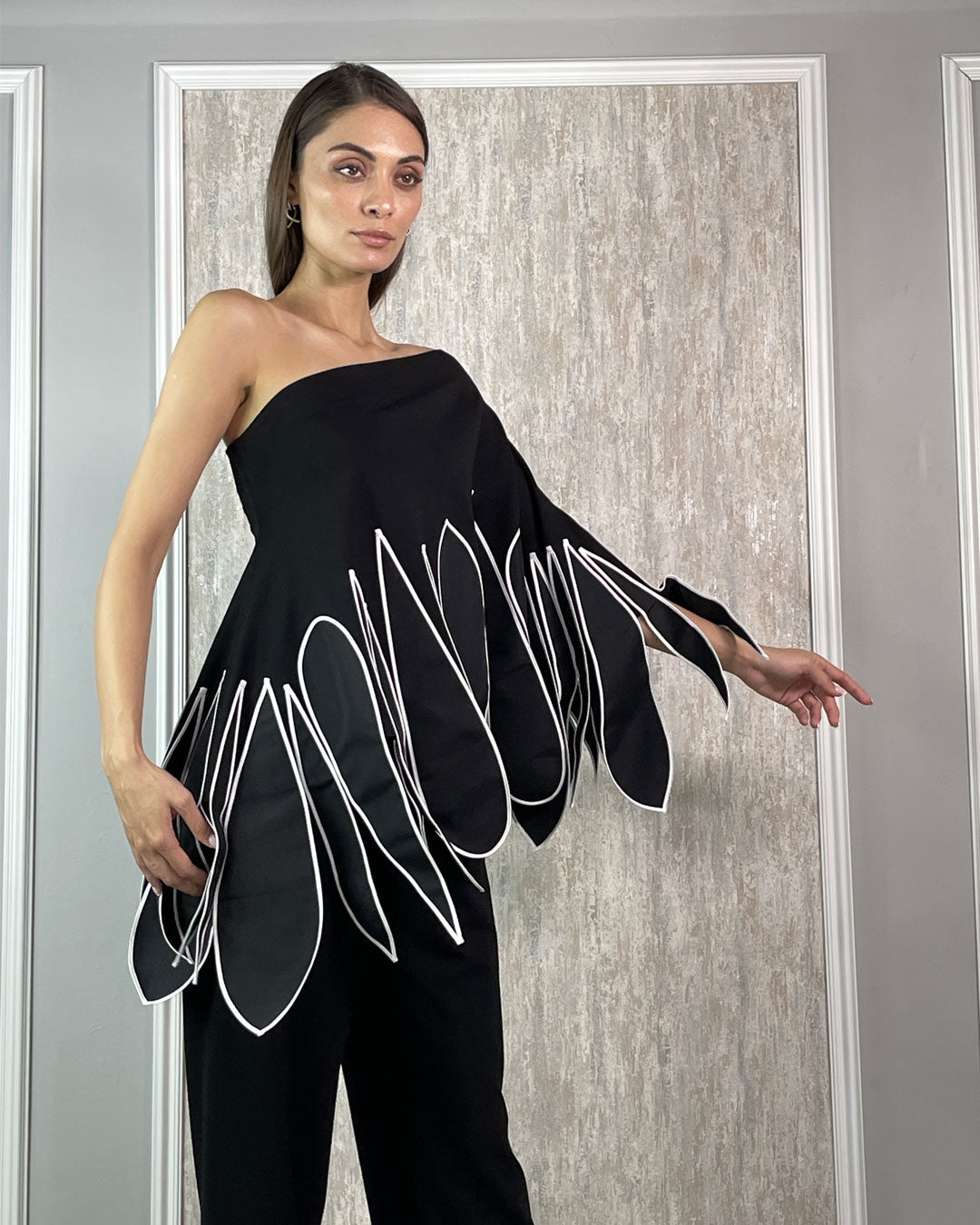 Burcu Aslan Blouse GORMA LIMITED EDITION FLEXIBLE CLOAK-BLOUSE
