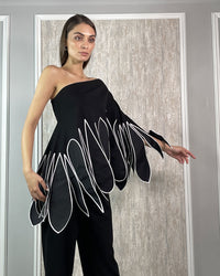 Burcu Aslan Blouse GORMA LIMITED EDITION FLEXIBLE CLOAK-BLOUSE