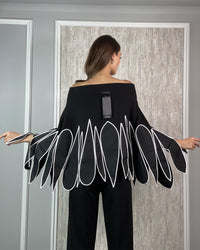 Burcu Aslan Blouse GORMA LIMITED EDITION FLEXIBLE CLOAK-BLOUSE