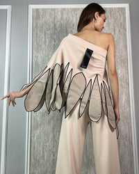 Burcu Aslan Blouse BAN LIMITED EDITION FLEXIBLE CLOAK -BLOUSE