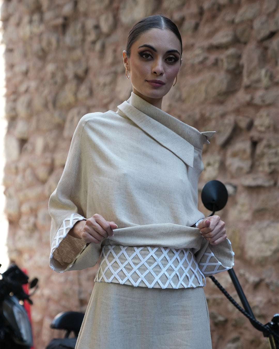 Burcu Aslan Blouse PREO LINEN BLOUSE