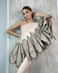 Burcu Aslan Blouse BAN LIMITED EDITION FLEXIBLE CLOAK -BLOUSE