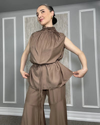 Burcu Aslan Blouse FELO SOFT & COMFORTABLE VISCOSE BLOUSE