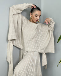 Burcu Aslan Blouse ZAVO LINEN BLOUSE