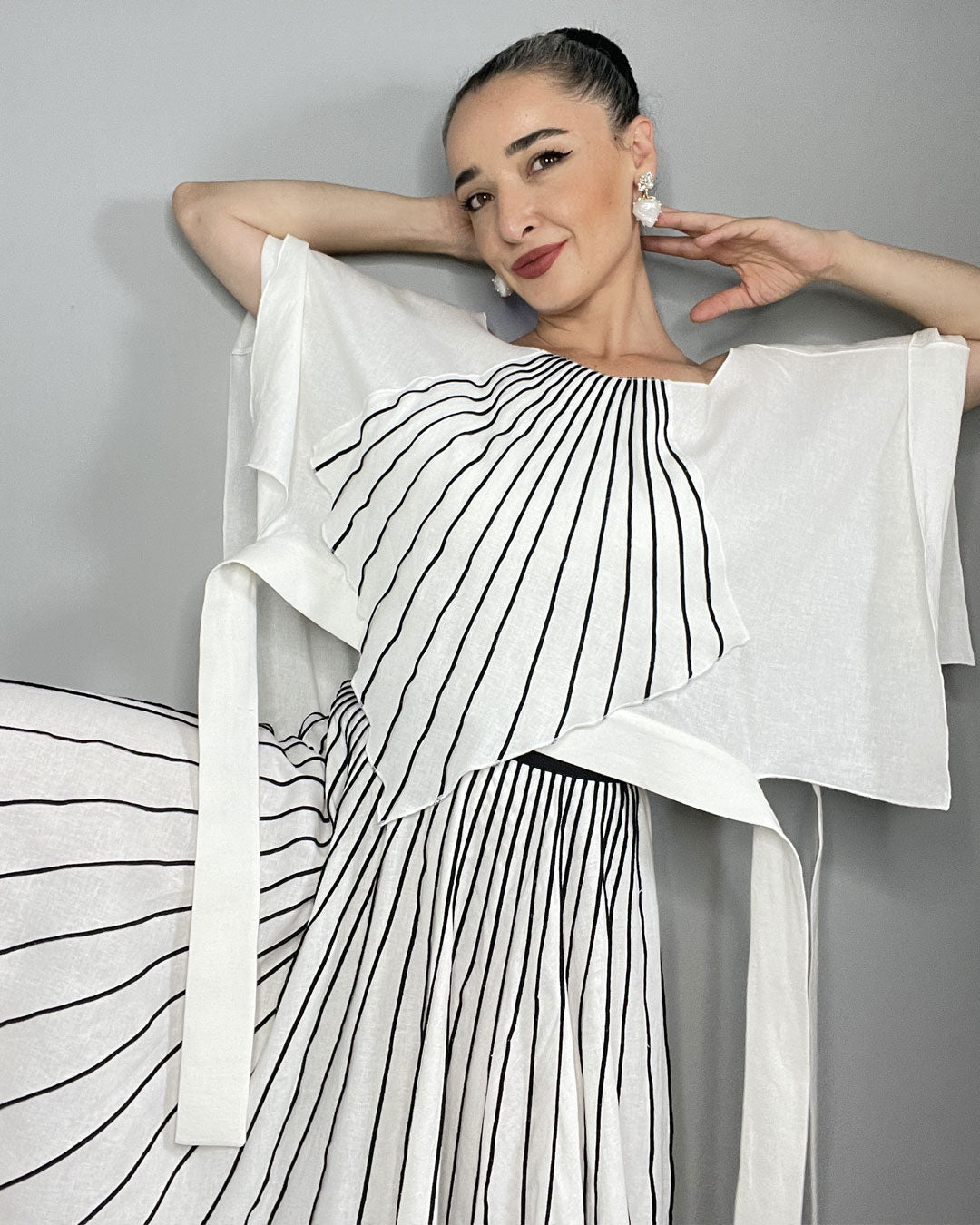 Burcu Aslan Blouse OLE LINEN BLOUSE