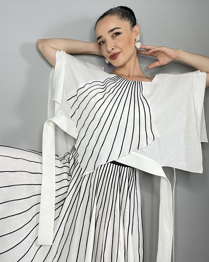 Burcu Aslan Blouse OLE LINEN BLOUSE