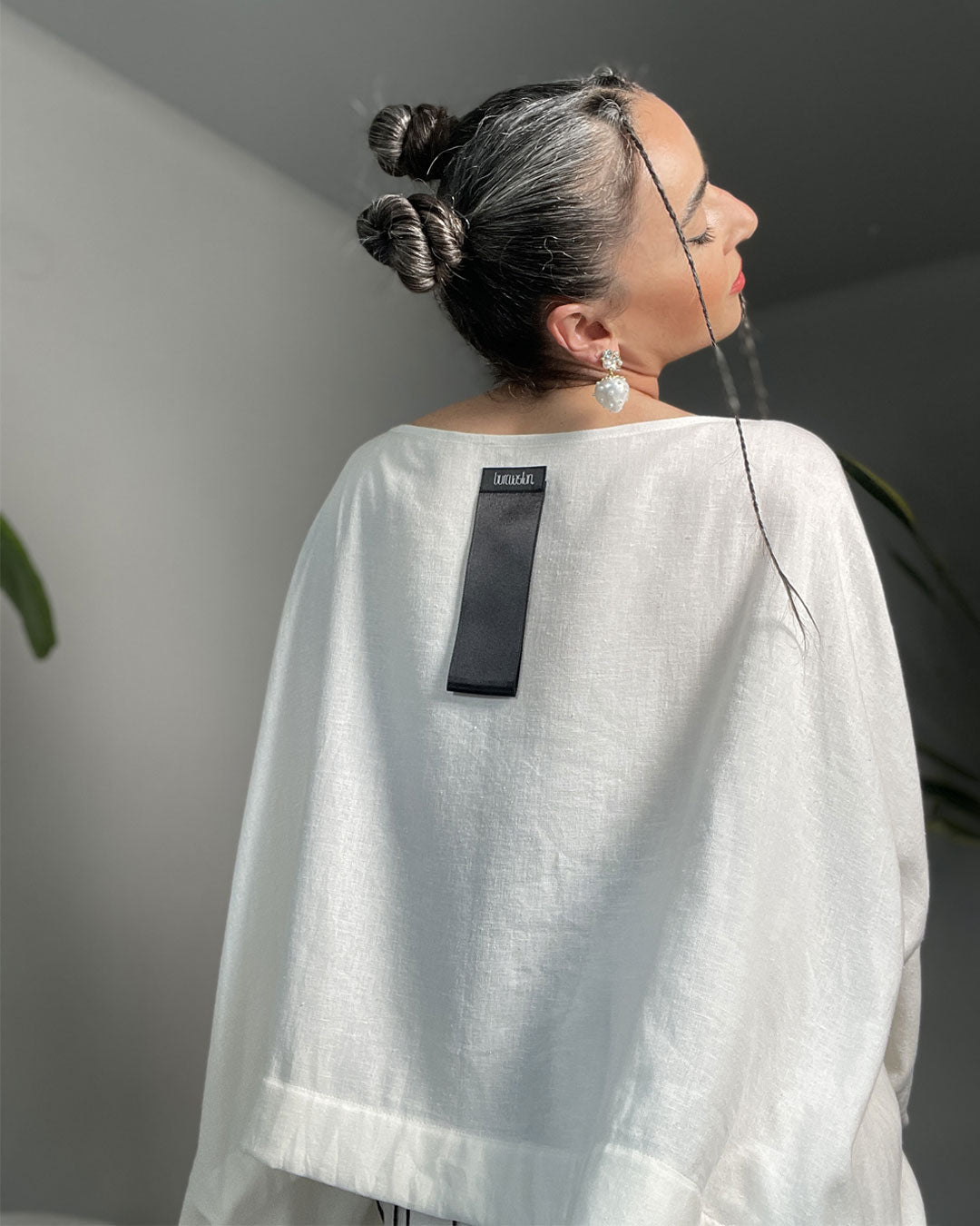 Burcu Aslan Blouse ERANA LINEN BLOUSE