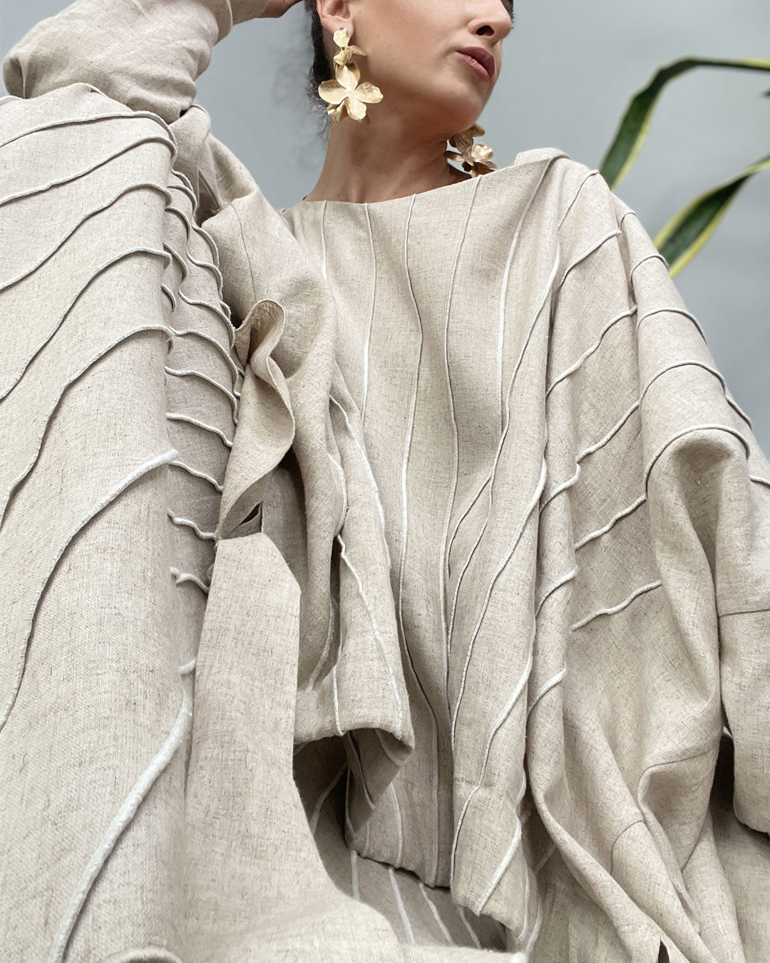 Burcu Aslan Blouse ZAVO LINEN BLOUSE