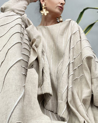 Burcu Aslan Blouse ZAVO LINEN BLOUSE