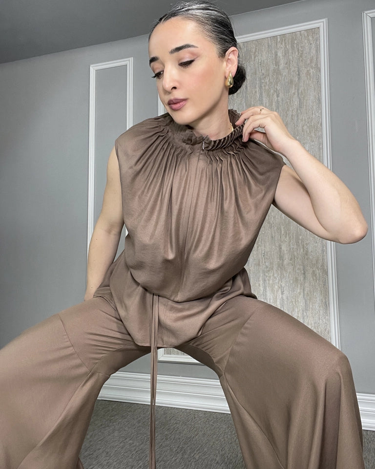 Burcu Aslan Blouse FELO SOFT & COMFORTABLE VISCOSE BLOUSE