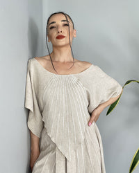 Burcu Aslan Blouse MUDI LINEN BLOUSE