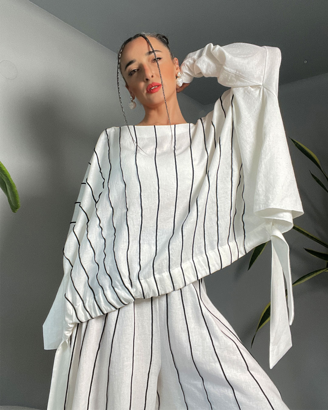 Burcu Aslan Blouse ERANA LINEN BLOUSE