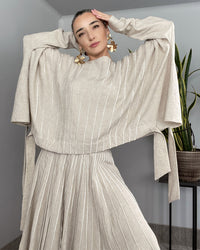 Burcu Aslan Blouse ZAVO LINEN BLOUSE