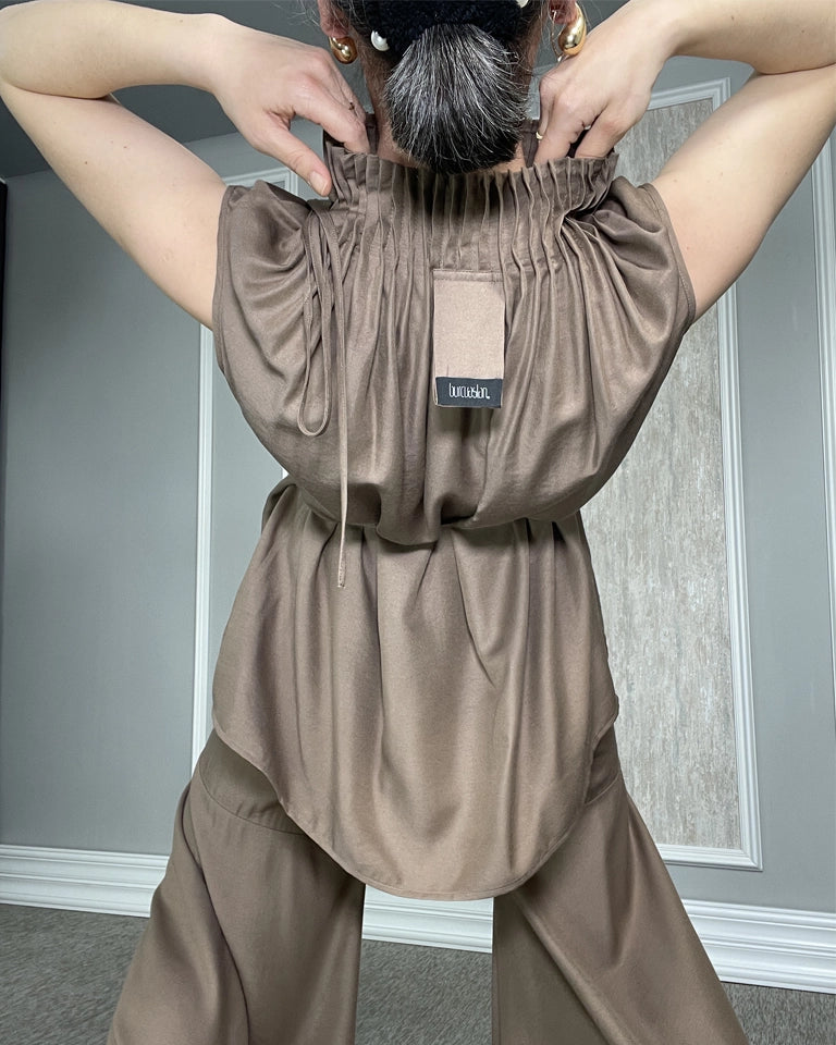 Burcu Aslan Blouse FELO SOFT & COMFORTABLE VISCOSE BLOUSE