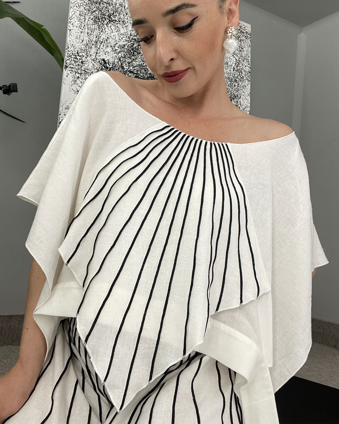 Burcu Aslan Blouse OLE LINEN BLOUSE