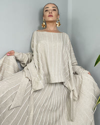 Burcu Aslan Blouse ZAVO LINEN BLOUSE