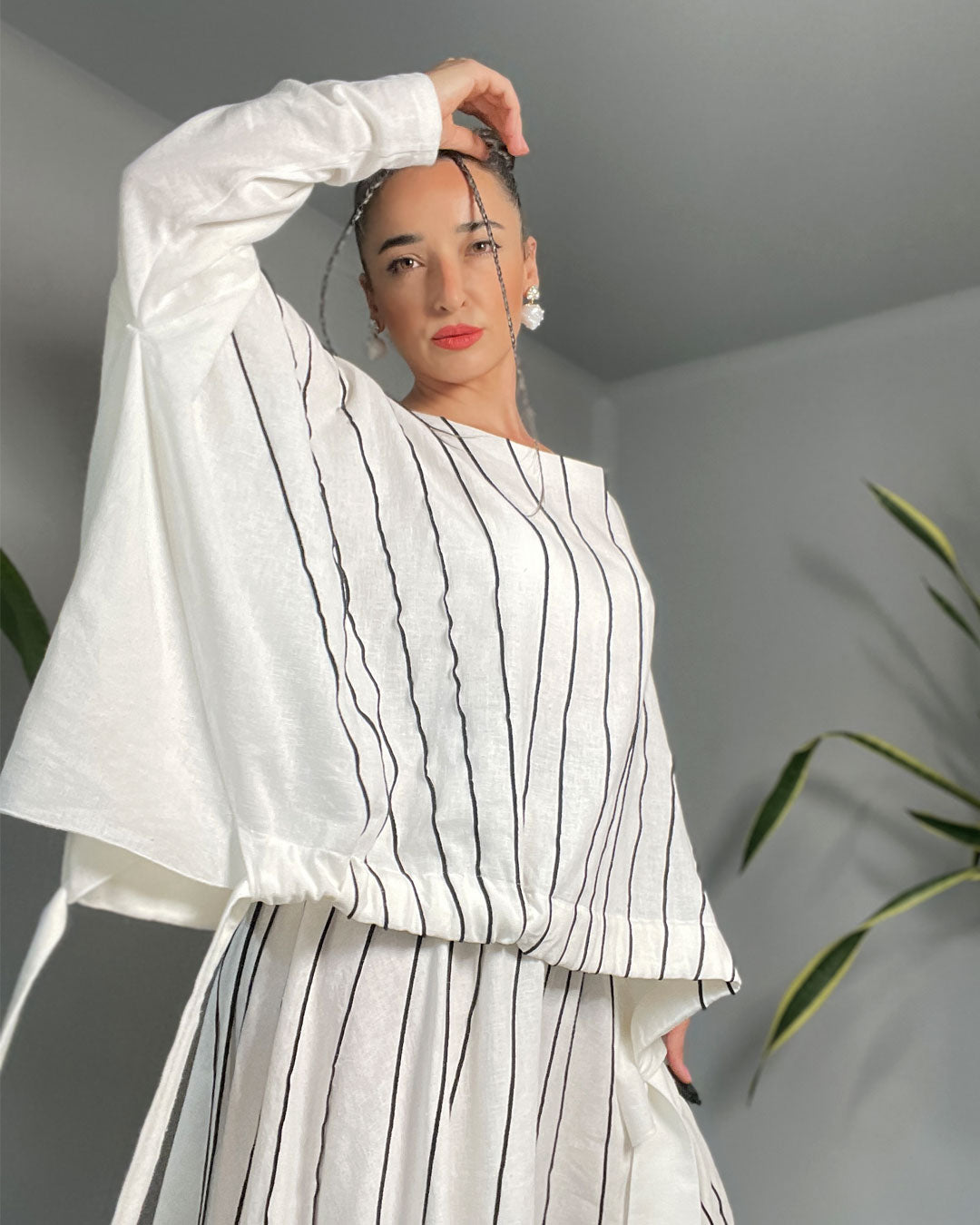 Burcu Aslan Blouse ERANA LINEN BLOUSE