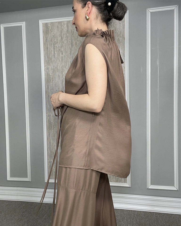 Burcu Aslan Blouse FELO SOFT & COMFORTABLE VISCOSE BLOUSE