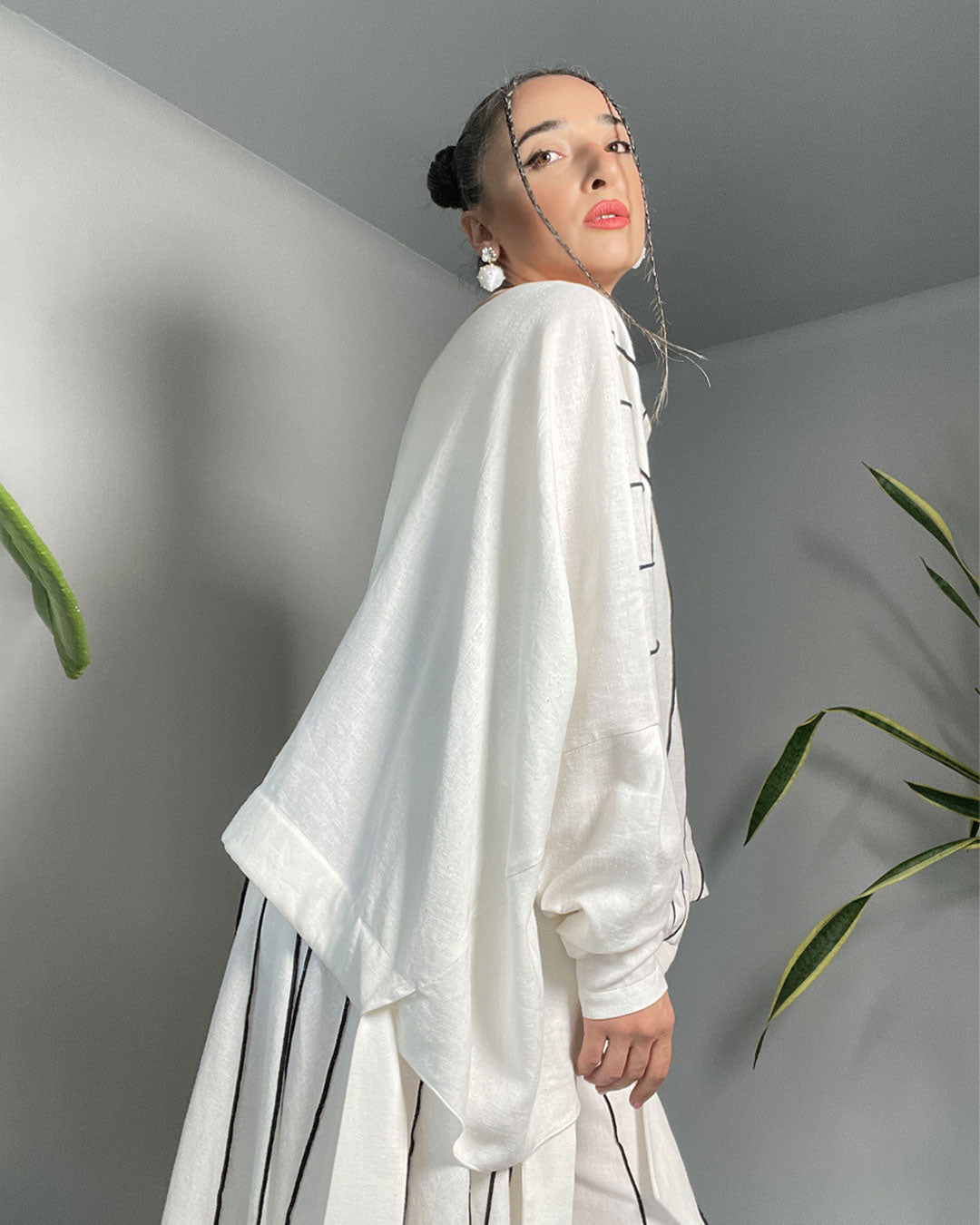 Burcu Aslan Blouse ERANA LINEN BLOUSE