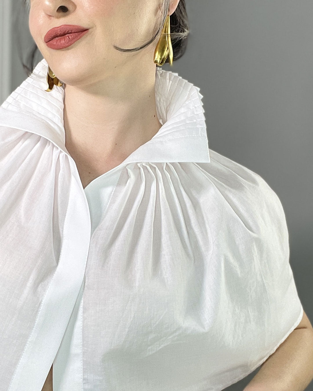Burcu Aslan Top BAKEBA CLOAK / TOP/ BLOUSE