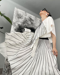 Burcu Aslan Skirt OLEZA LINEN SKIRT