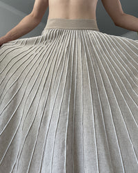 Burcu Aslan Skirt ZAVONA LINEN SKIRT