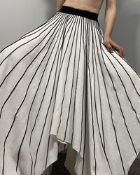 Burcu Aslan Skirt OLEZA LINEN SKIRT