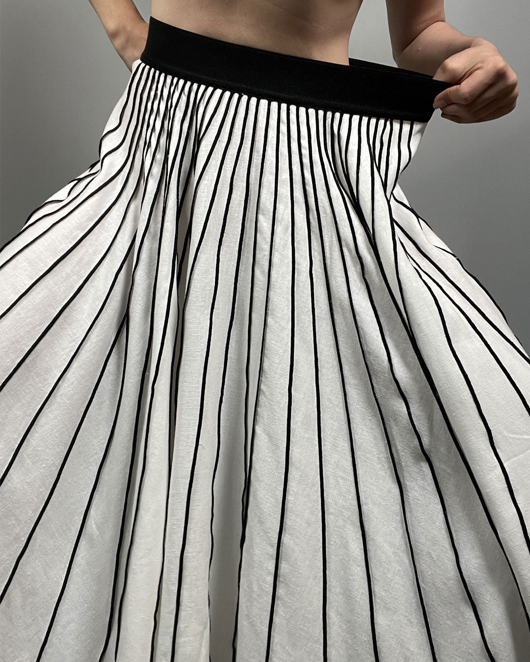 Burcu Aslan Skirt OLEZA LINEN SKIRT
