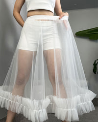 Burcu Aslan Skirt SABURA TULLE SKIRT