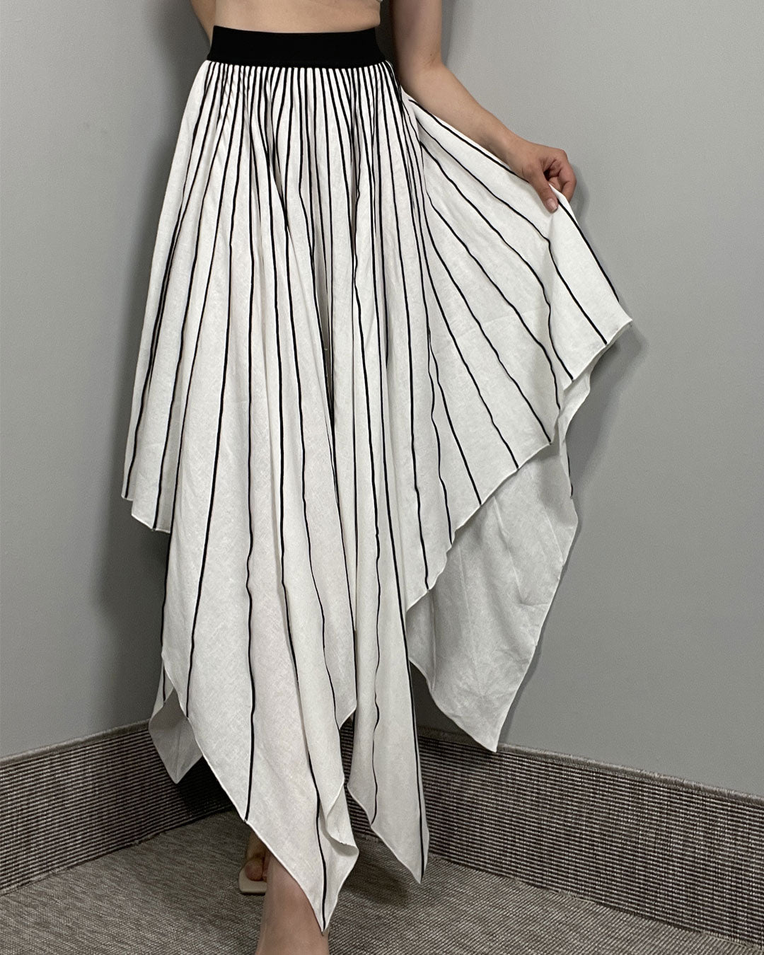 Burcu Aslan Skirt OLEZA LINEN SKIRT