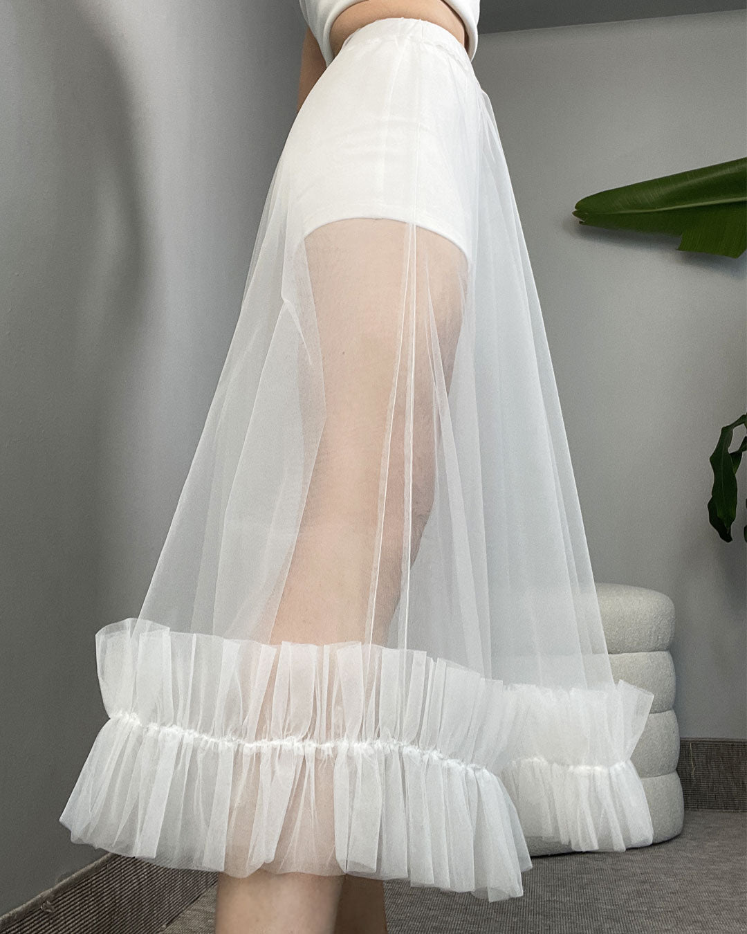 Burcu Aslan Skirt SABURA TULLE SKIRT