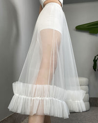 Burcu Aslan Skirt SABURA TULLE SKIRT