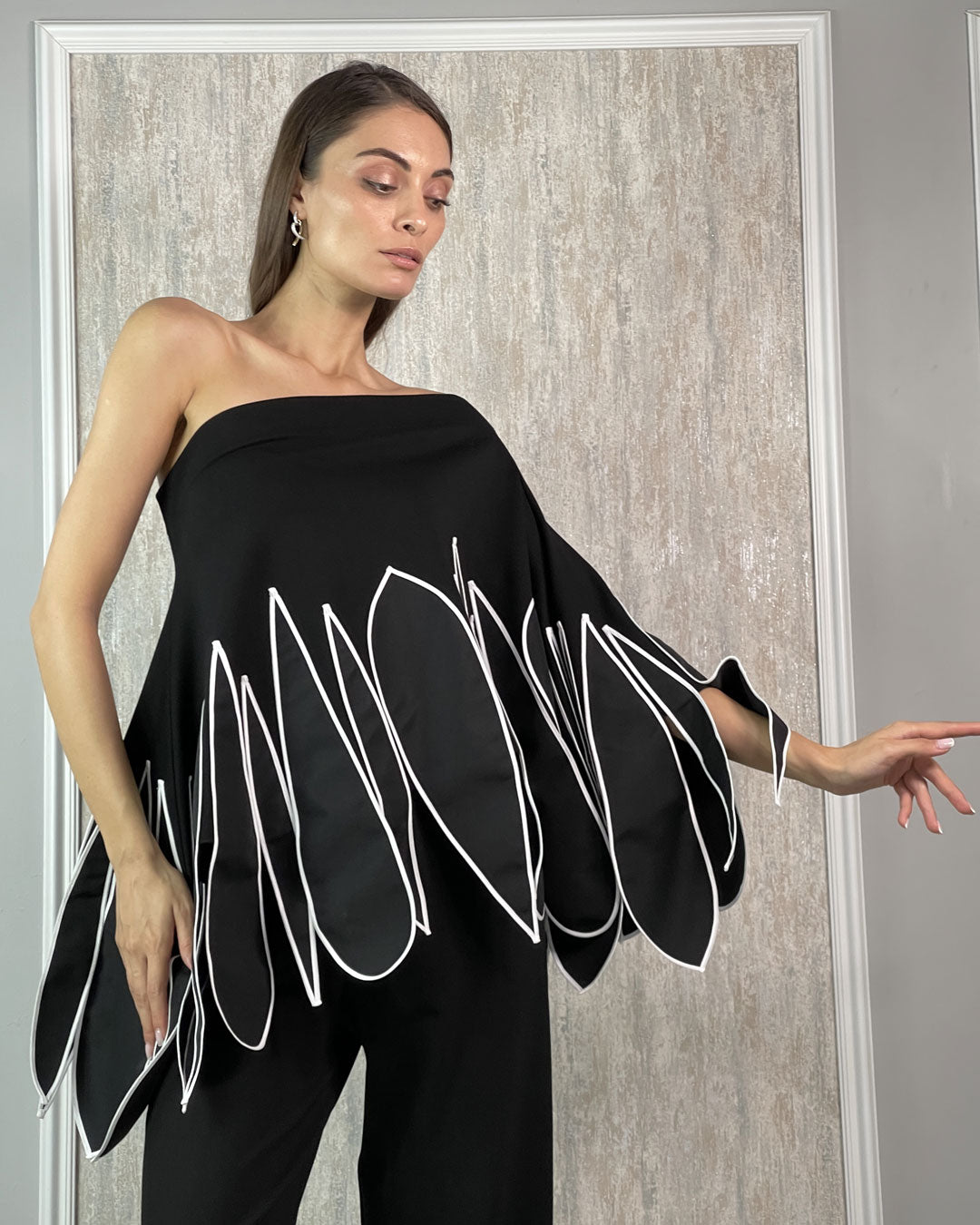Burcu Aslan Blouse GORMA LIMITED EDITION FLEXIBLE CLOAK-BLOUSE