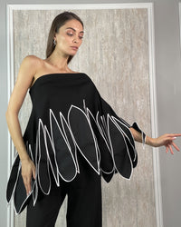 Burcu Aslan Blouse GORMA LIMITED EDITION FLEXIBLE CLOAK-BLOUSE