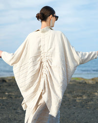 Burcu Aslan Tunic FASILA LINEN TUNIC-SHIRT