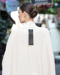 Burcu Aslan Kimono KUARK LINEN CAFTAN KIMONO