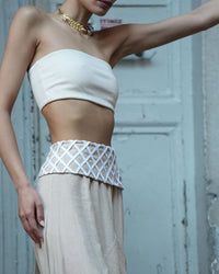 Burcu Aslan Belts POTU LINEN BELT