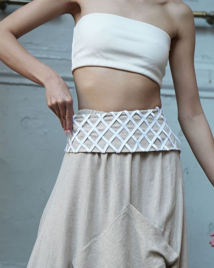 Burcu Aslan Belts POTU LINEN BELT