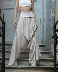 Burcu Aslan Shalwar TROZA LINEN SHALWAR