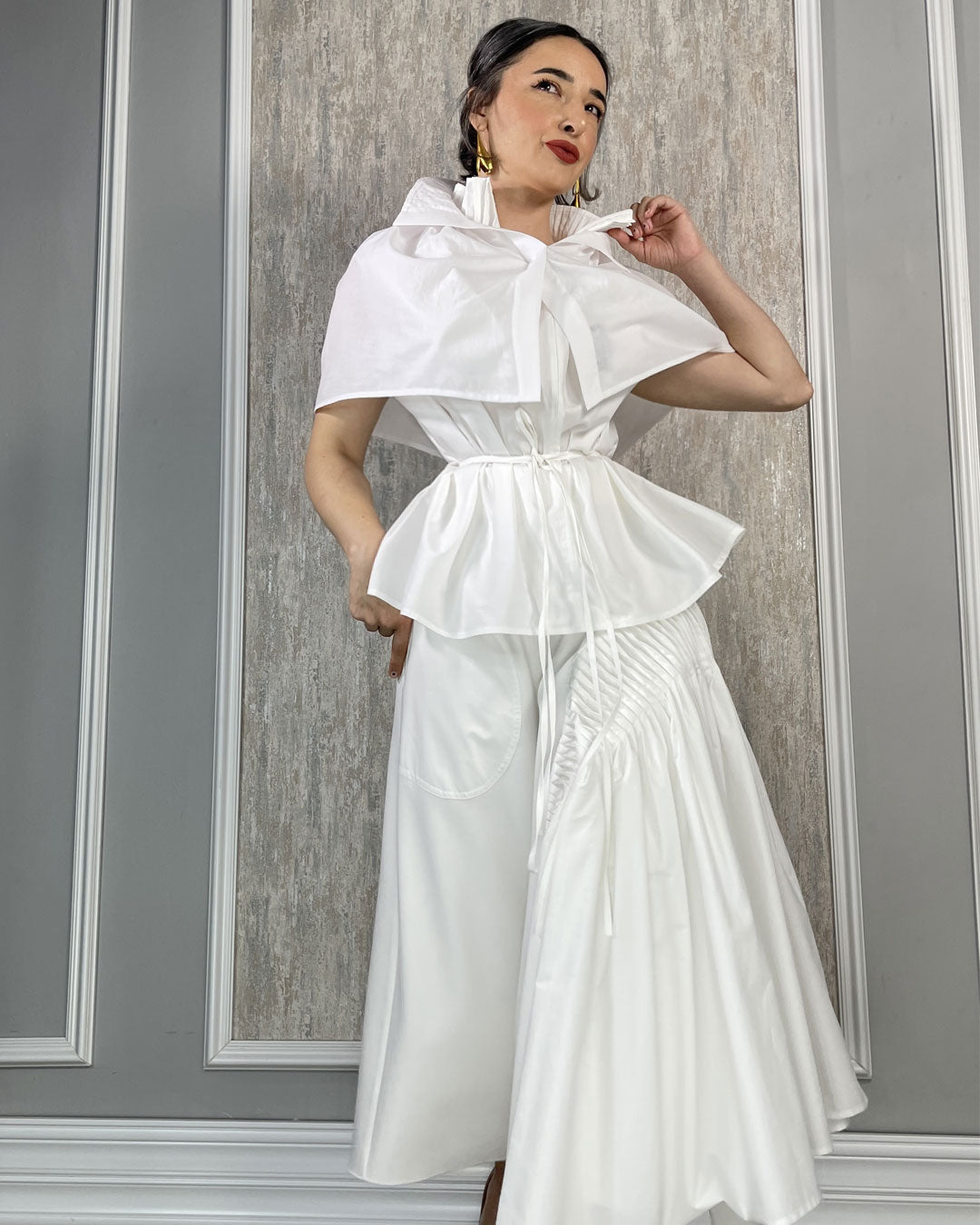 Burcu Aslan Dress KARO TOTAL SUIT