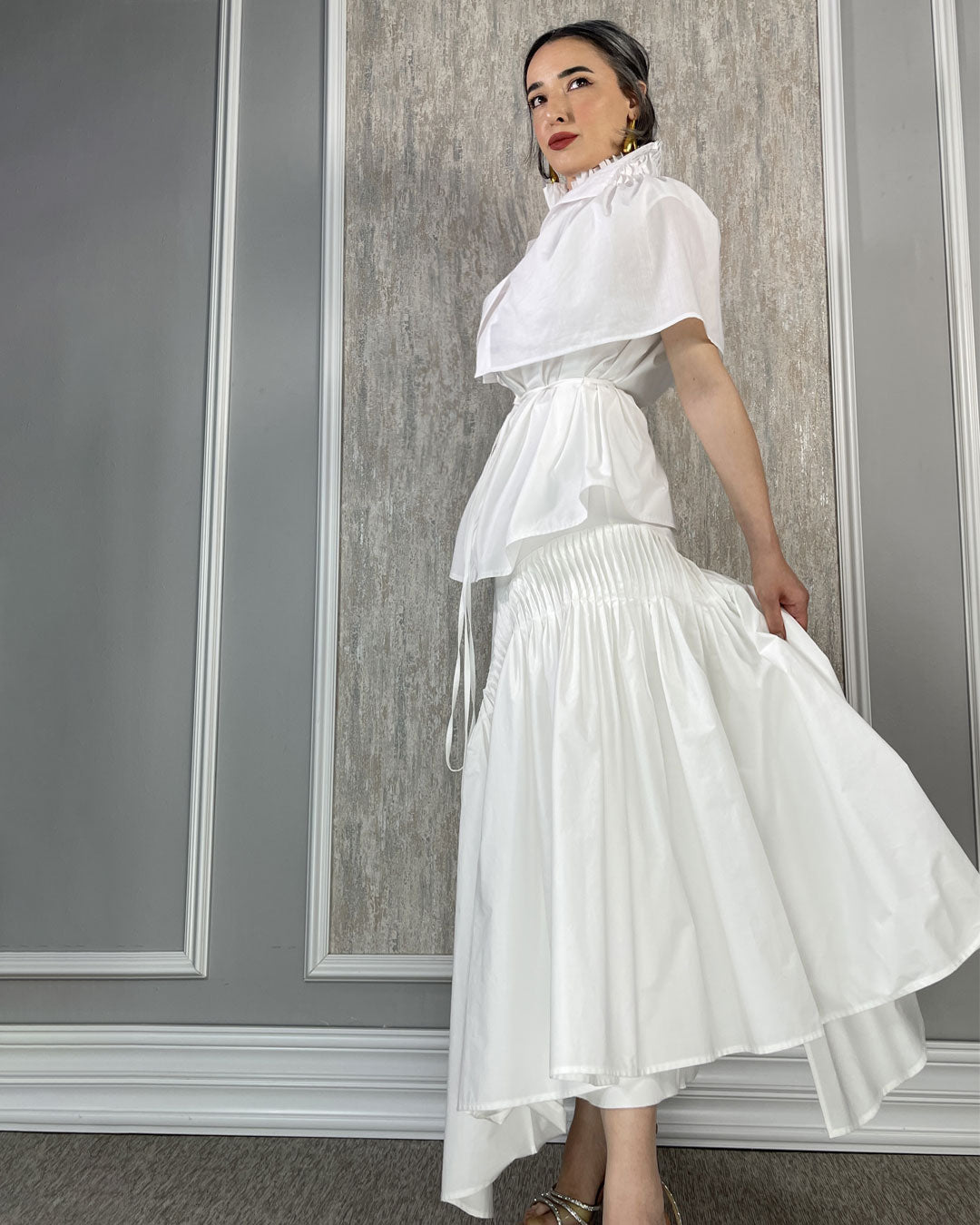 Burcu Aslan Dress KARO TOTAL SUIT