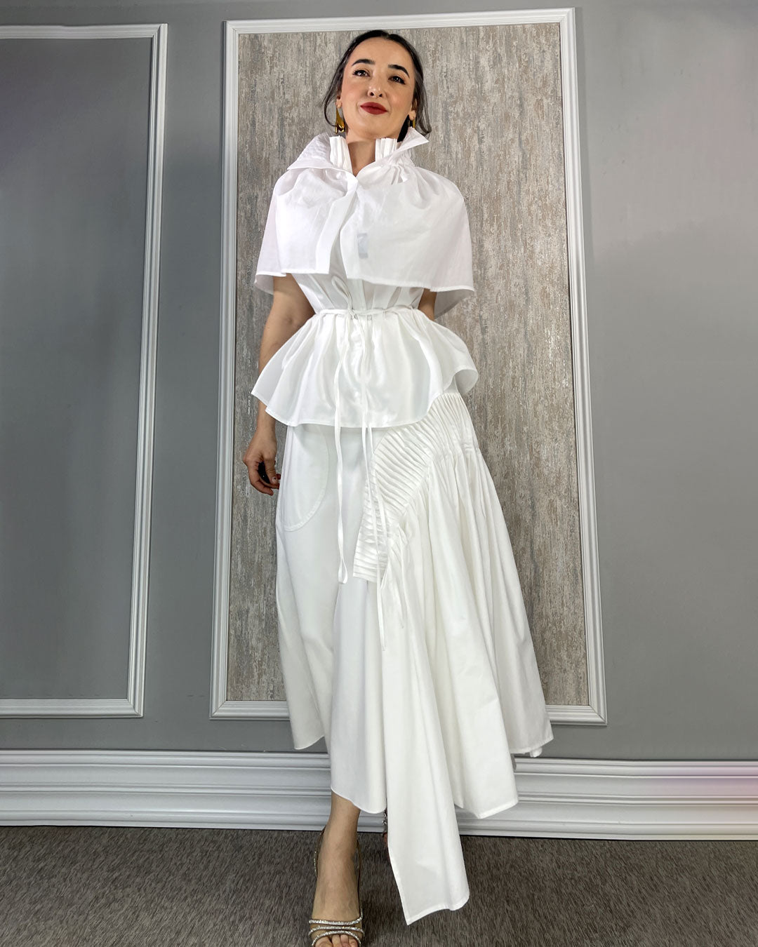 Burcu Aslan Dress KARO TOTAL SUIT