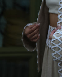 Burcu Aslan Jacket DONU LINEN JACKET SHORT KIMONO