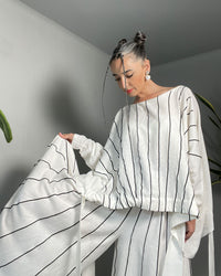 Burcu Aslan Pants ERAN LINEN SKIRT-PANTS