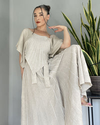 Burcu Aslan Pants MUDILA LINEN PANTS-SKIRT