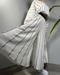 Burcu Aslan Pants ERAN LINEN SKIRT-PANTS