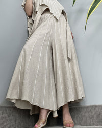 Burcu Aslan Pants MUDILA LINEN PANTS-SKIRT