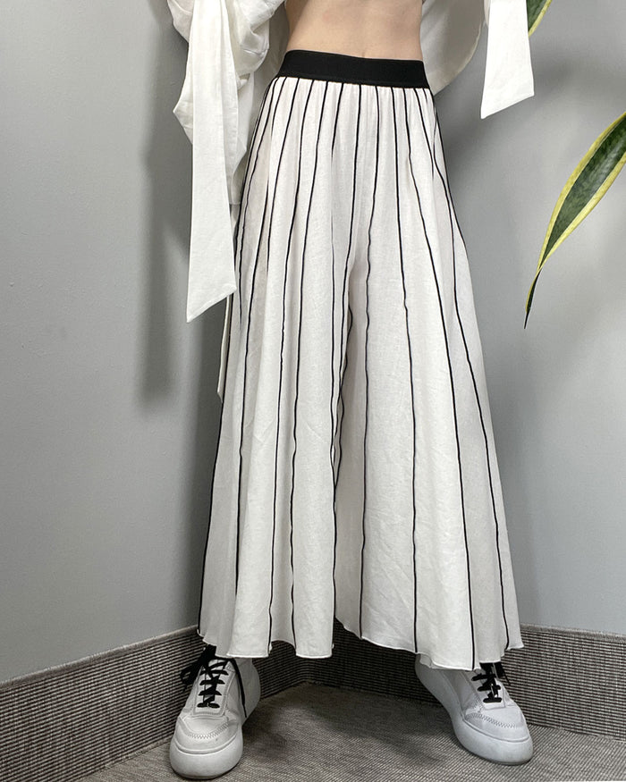 Burcu Aslan Pants ERAN LINEN SKIRT-PANTS